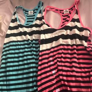 Neon Victoria’s Secret Pink Tank Tops